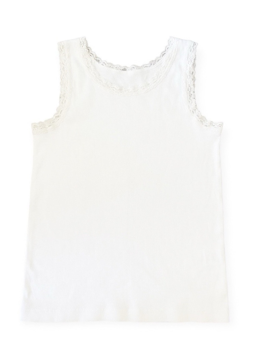 Brandy Melville  x John Galt Little Devils  Lace Trim Cotton Tank - Picture 3 of 4